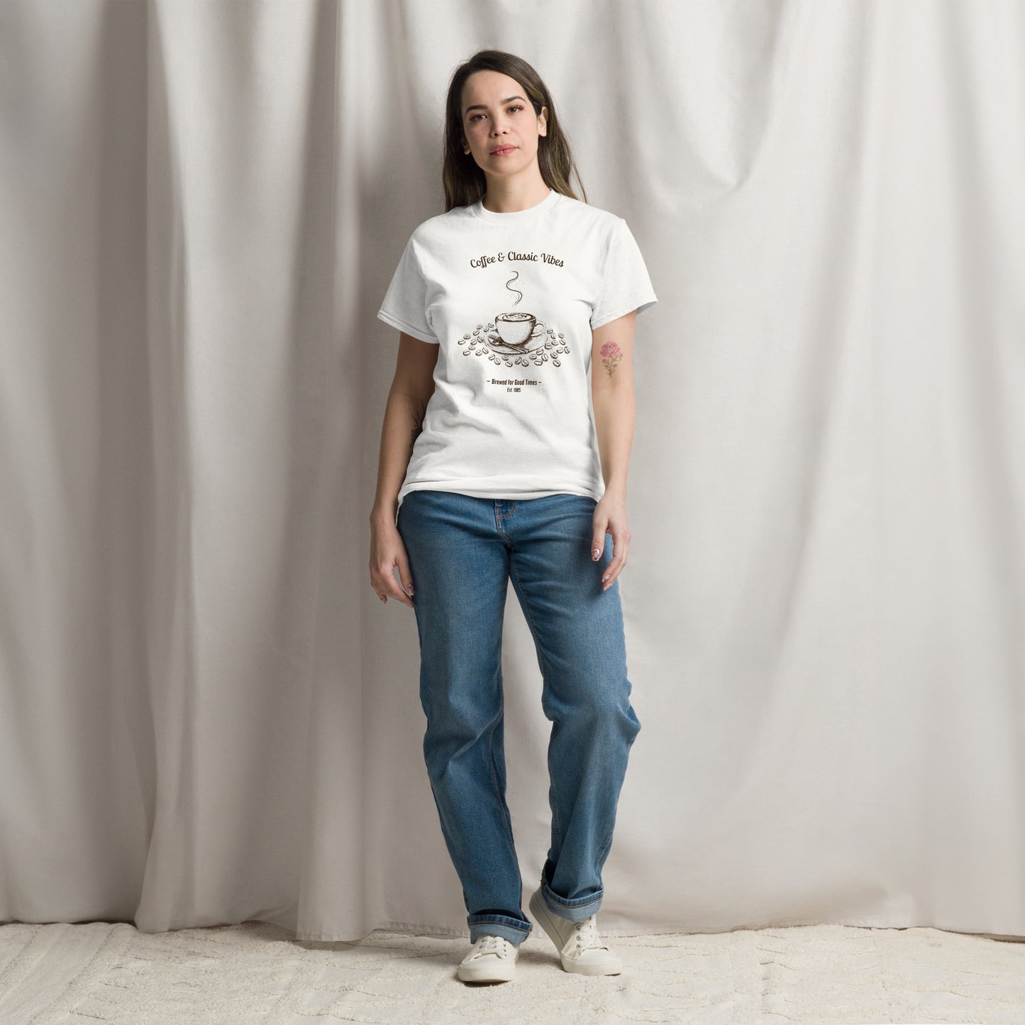 Retro Coffee Lover Unisex T-Shirt – Vintage Aesthetic Graphic Tee