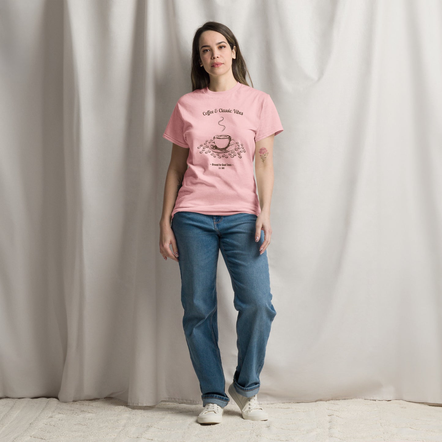 Retro Coffee Lover Unisex T-Shirt – Vintage Aesthetic Graphic Tee