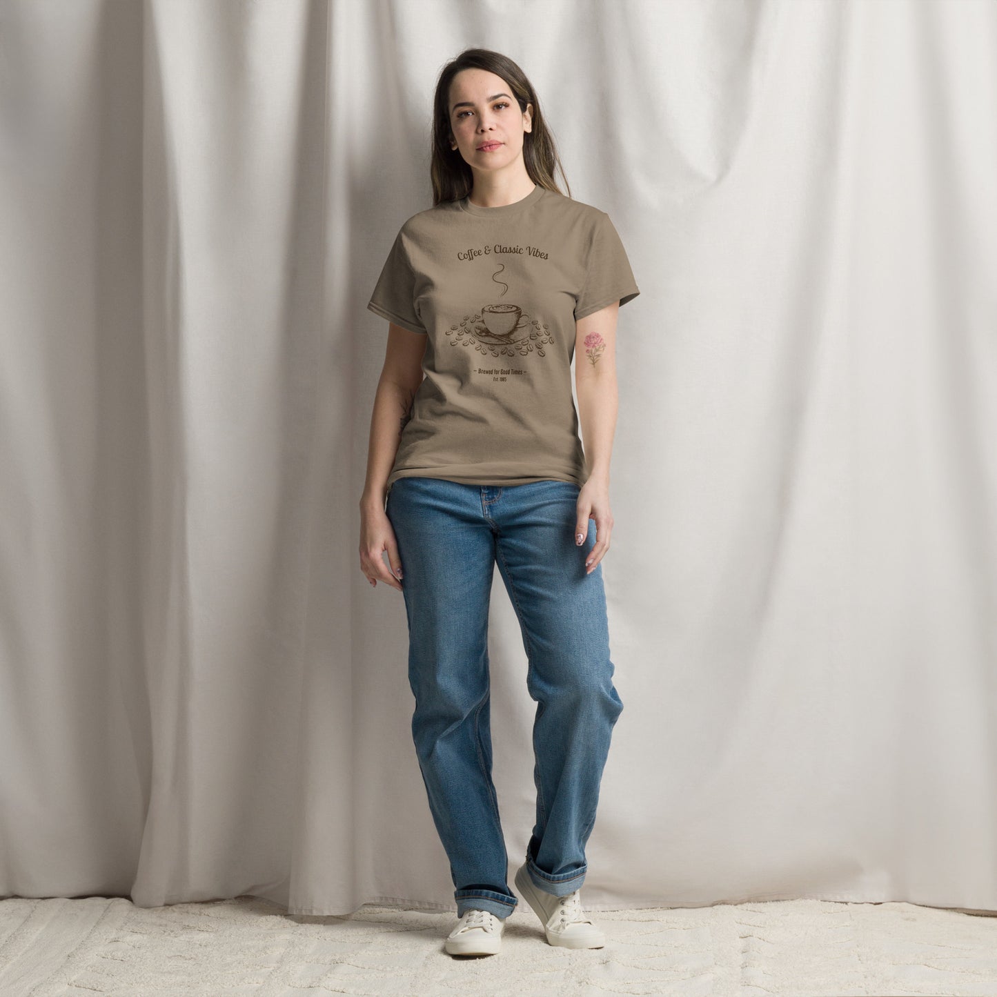 Retro Coffee Lover Unisex T-Shirt – Vintage Aesthetic Graphic Tee