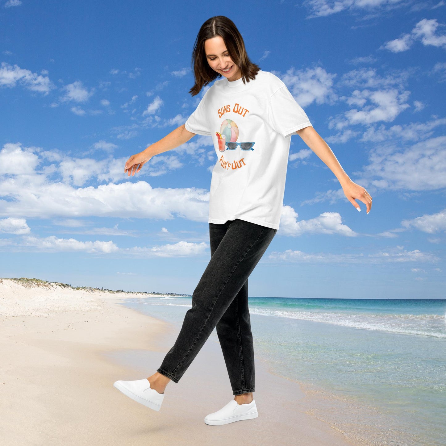 Sun’s Out Fun’s Out T-Shirt – Summer Vibes Unisex Graphic Tee
