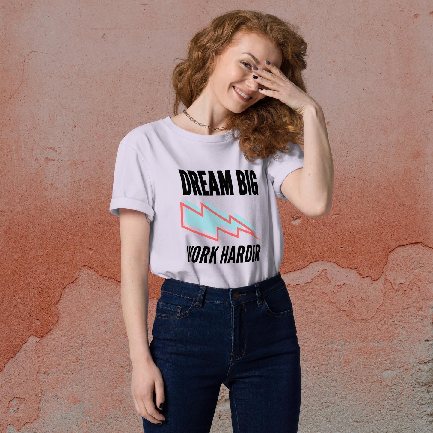 Dream Big, Work Harder T-Shirt – Motivational Unisex Tee