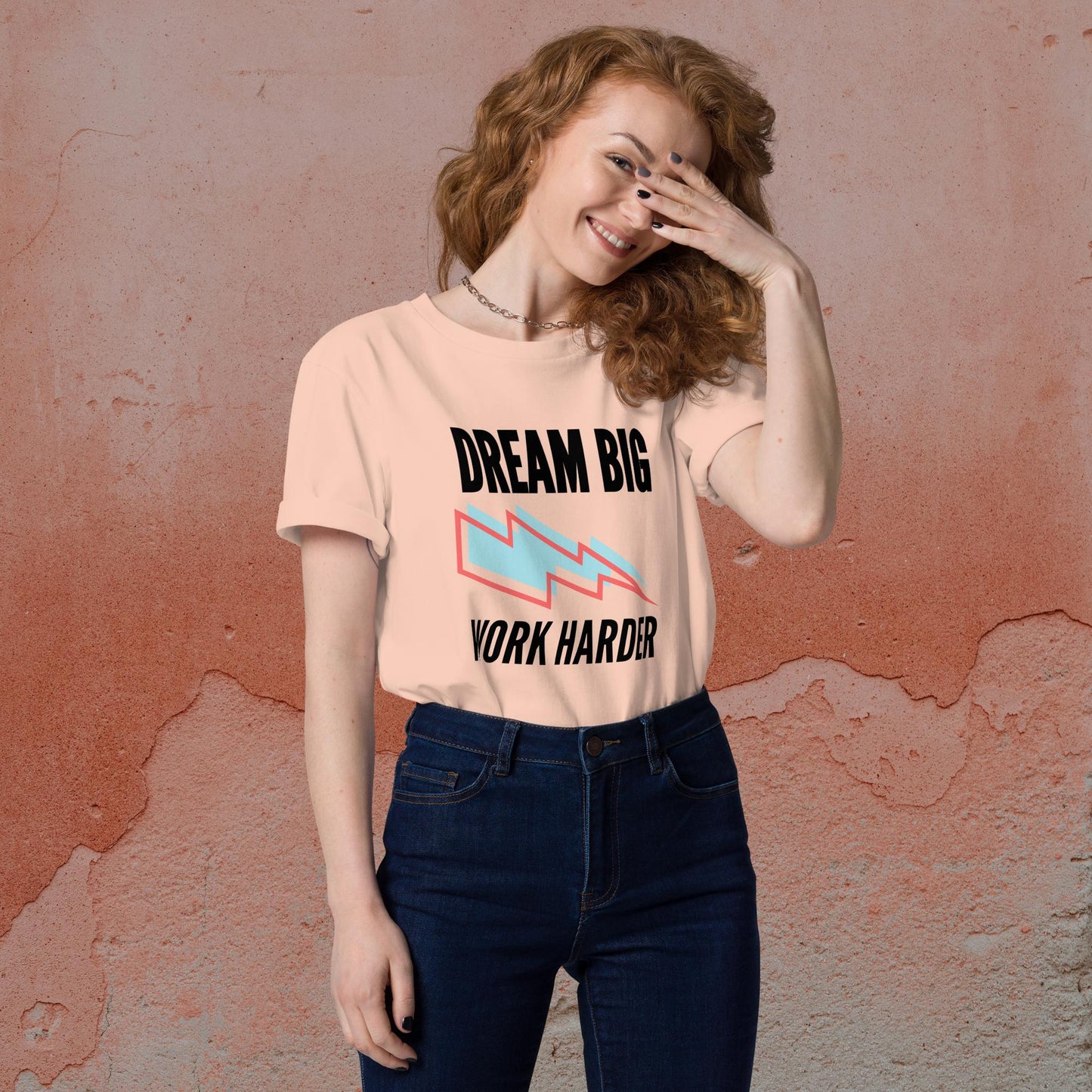 Dream Big, Work Harder T-Shirt – Motivational Unisex Tee