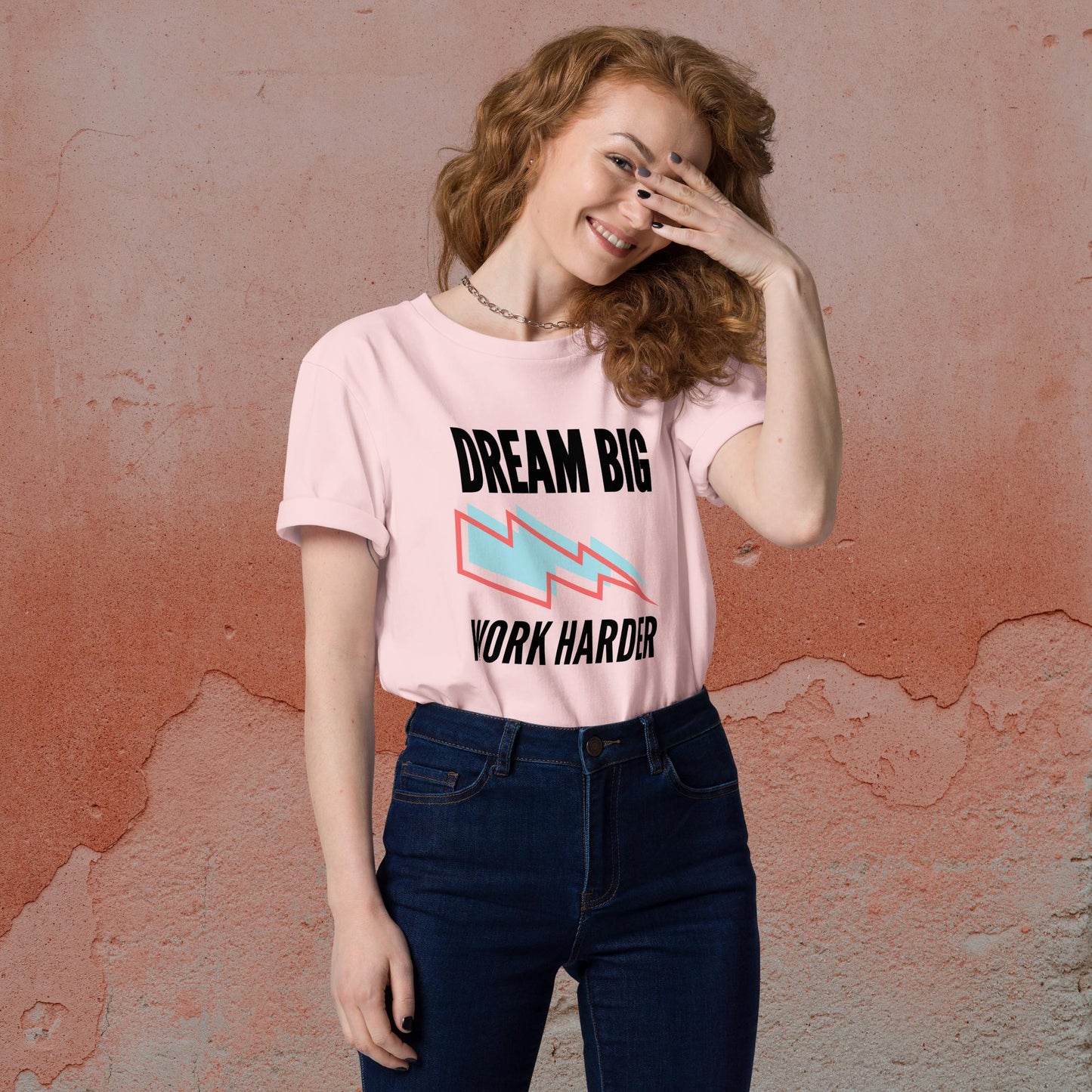 Dream Big, Work Harder T-Shirt – Motivational Unisex Tee