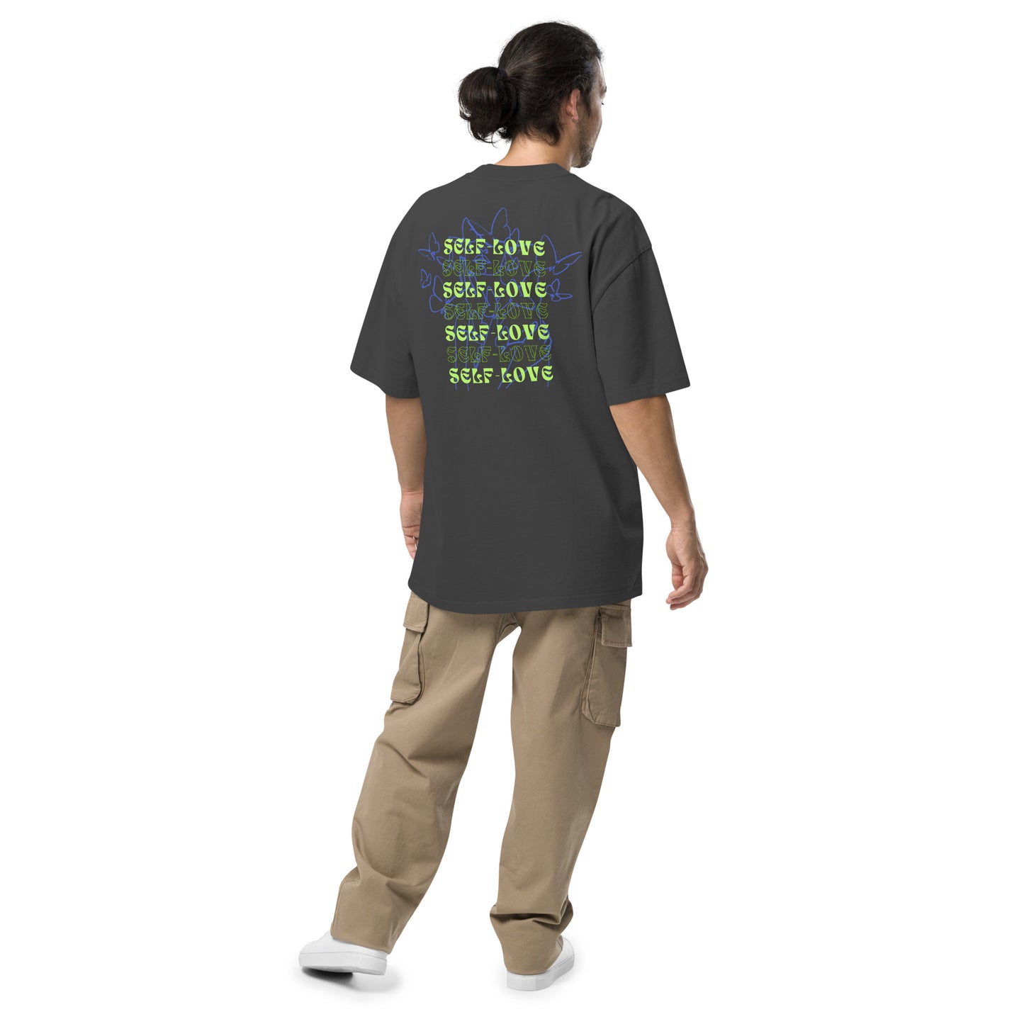 Unisex Oversized Faded Self-Love t-shirt