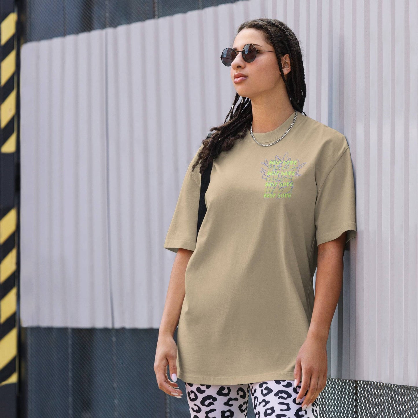 Unisex Oversized Faded Self-Love t-shirt
