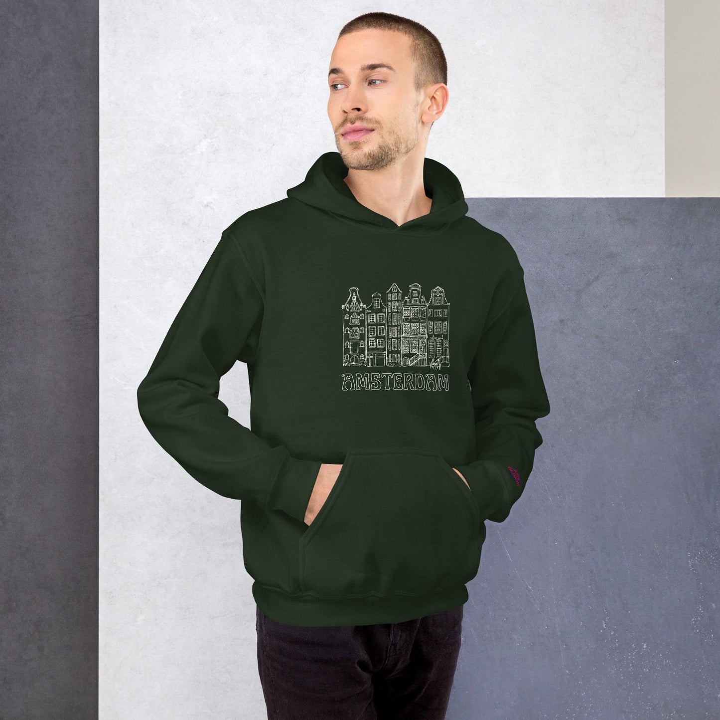 Amsterdam Unlocked Canal Vibes Fashion Hoodie for Trendy Comfort