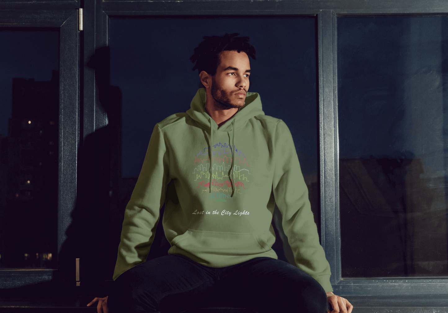 Nocturnal Vibes Cozy Hoodie for Night Owls and Dreamers