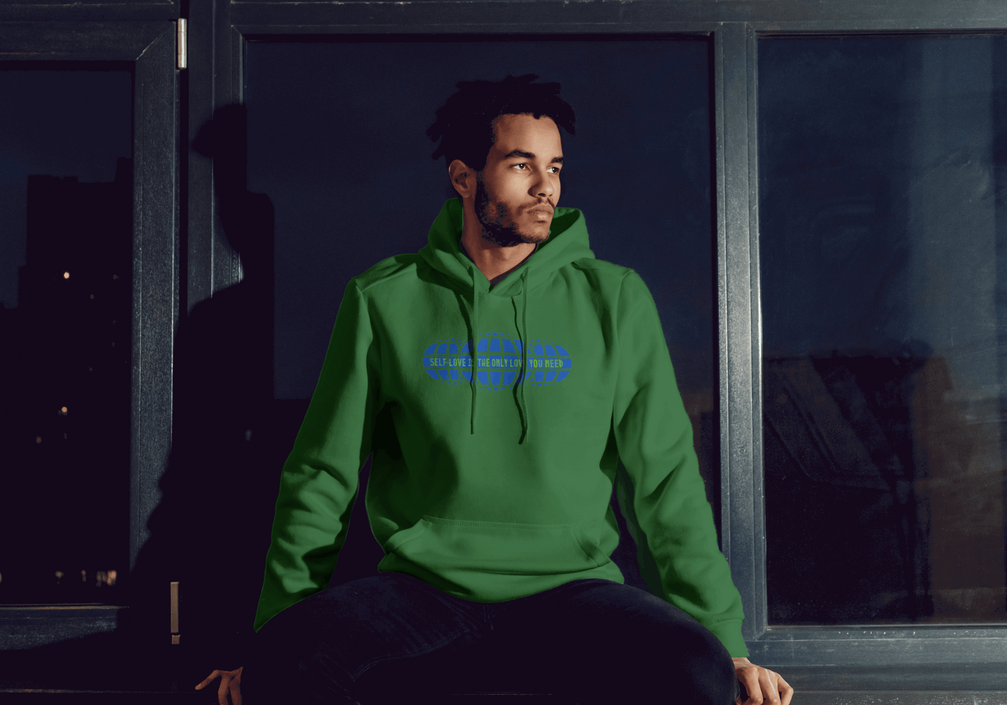 Retro Self-Love Hoodie with Motivational Quotes | Affirmations for Positivity