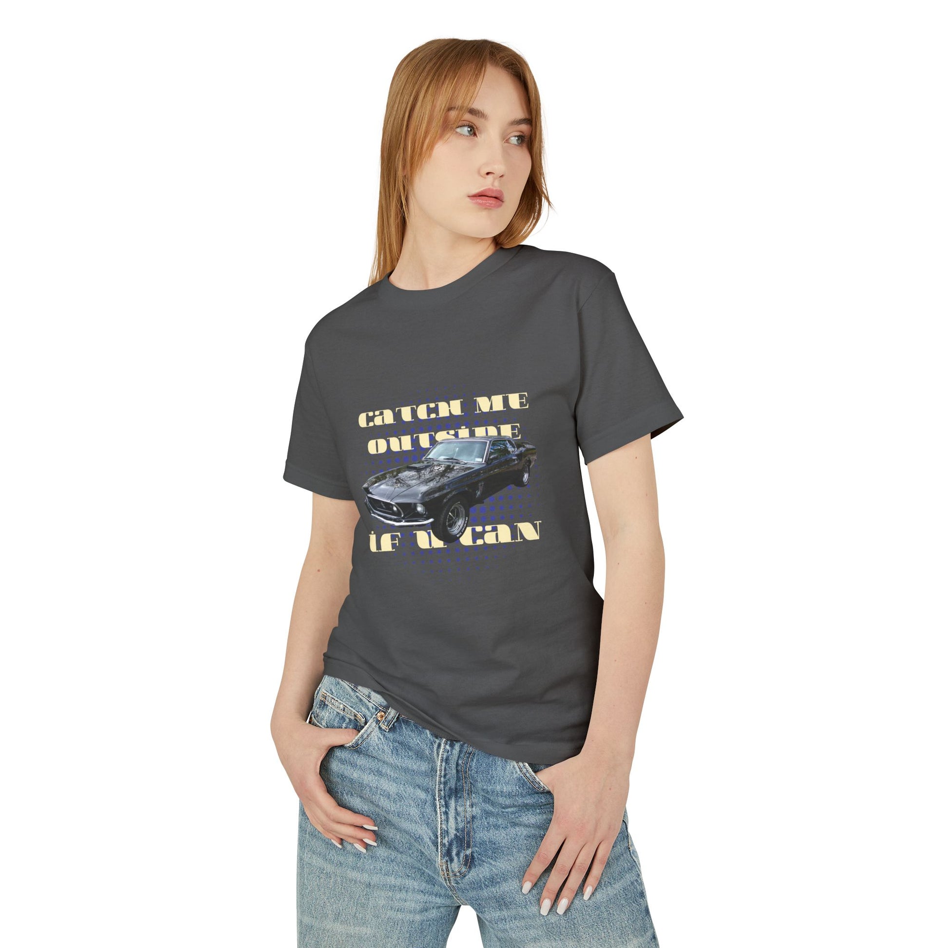 Vintage Car Tee - 'Catch Me Outside If U Can' - Kaya Blinchi