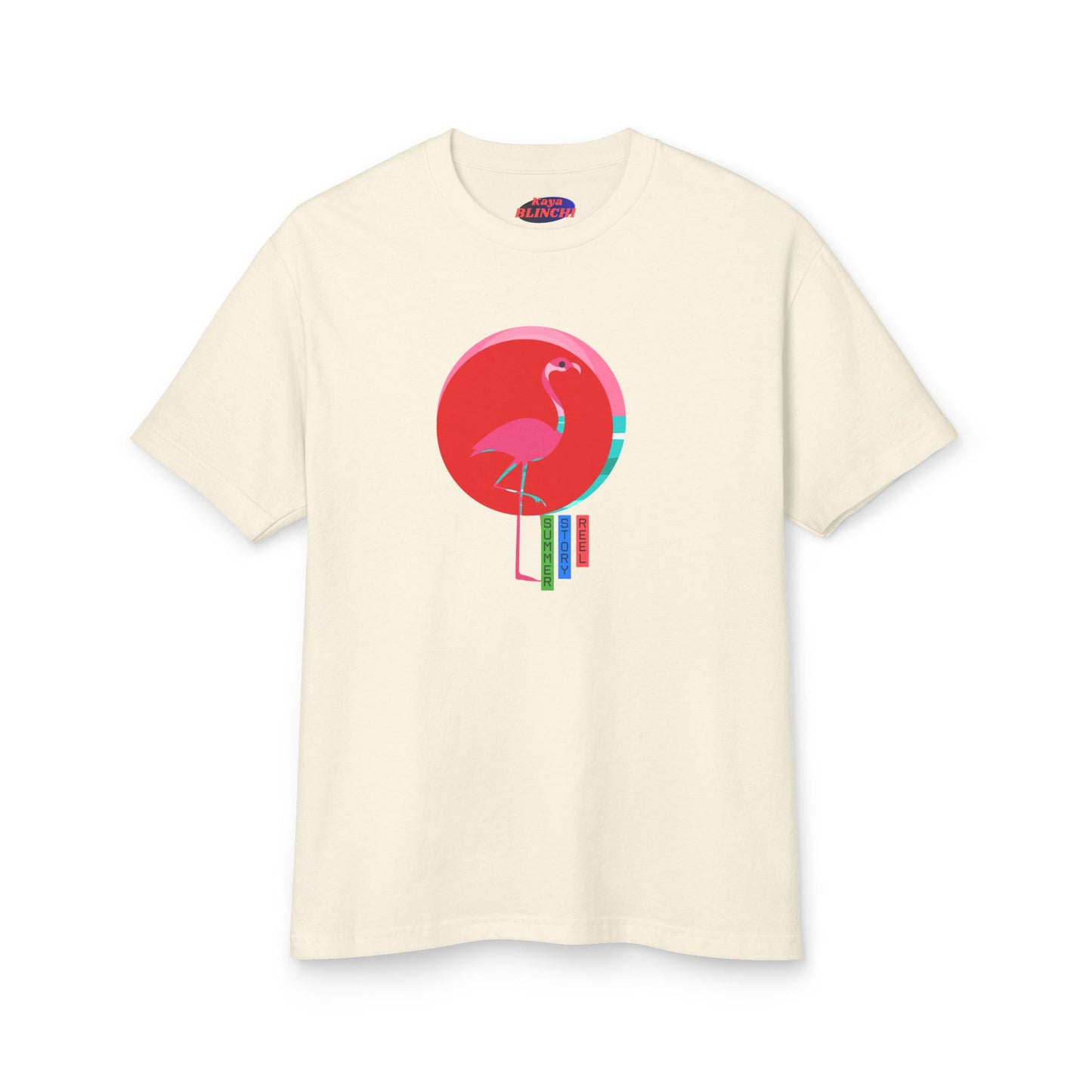 The Summer Vibes Flamingo Tee - Kaya Blinchi