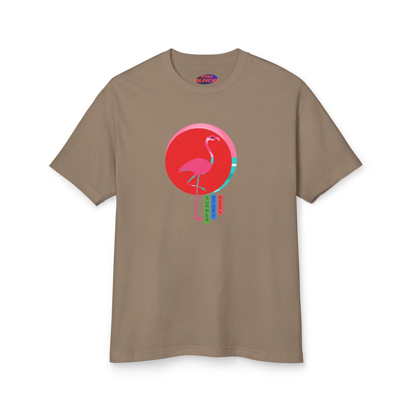 The Summer Vibes Flamingo Tee - Kaya Blinchi