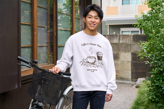 Cozy Coffee Sweatshirt — Aesthetic Pullover for Everyday Wear