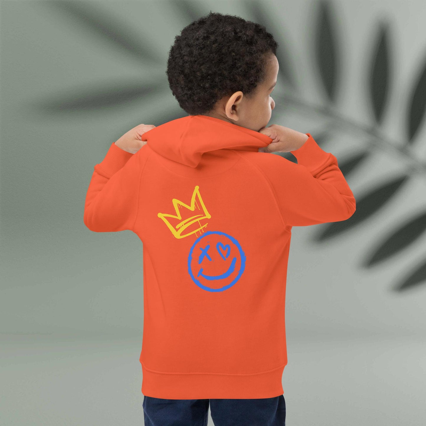 Kids Stylish Crown Hoodie for Boys and Girls Fashionable Sweatshirt