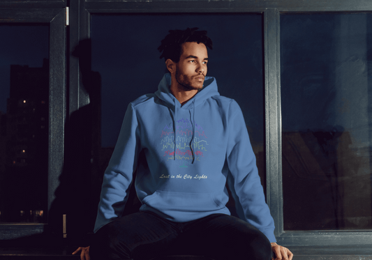 Nocturnal Vibes Cozy Hoodie for Night Owls and Dreamers