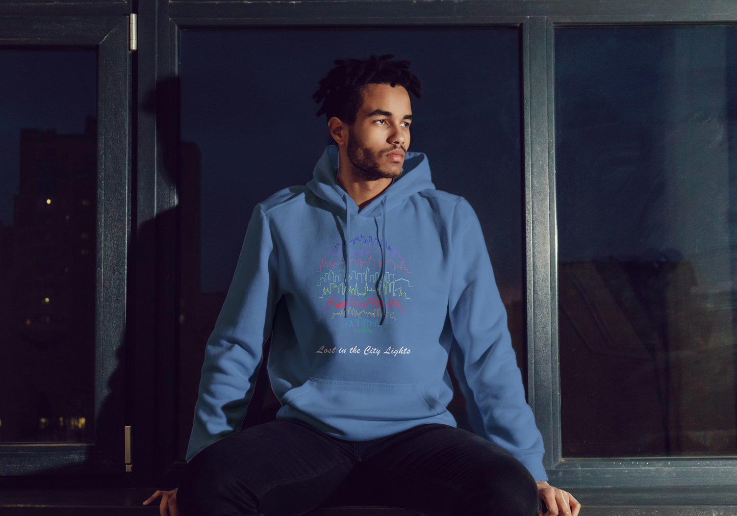 Nocturnal Vibes Cozy Hoodie for Night Owls and Dreamers