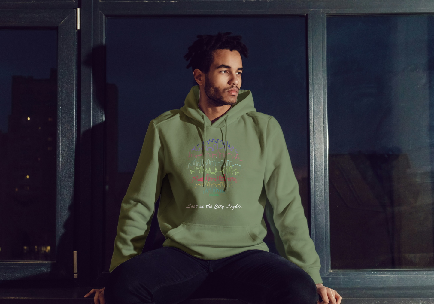 Nocturnal Vibes Cozy Hoodie for Night Owls and Dreamers